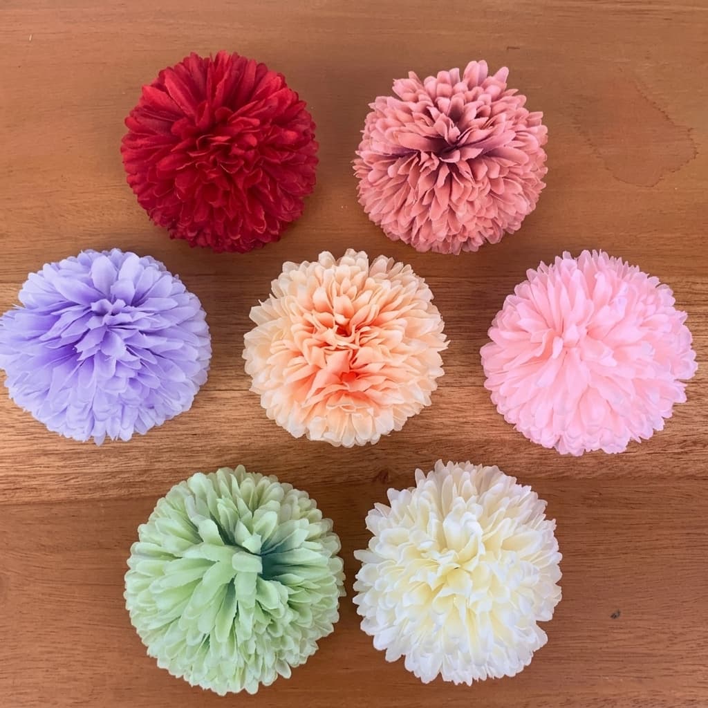 Kepala bunga pompom dandelion