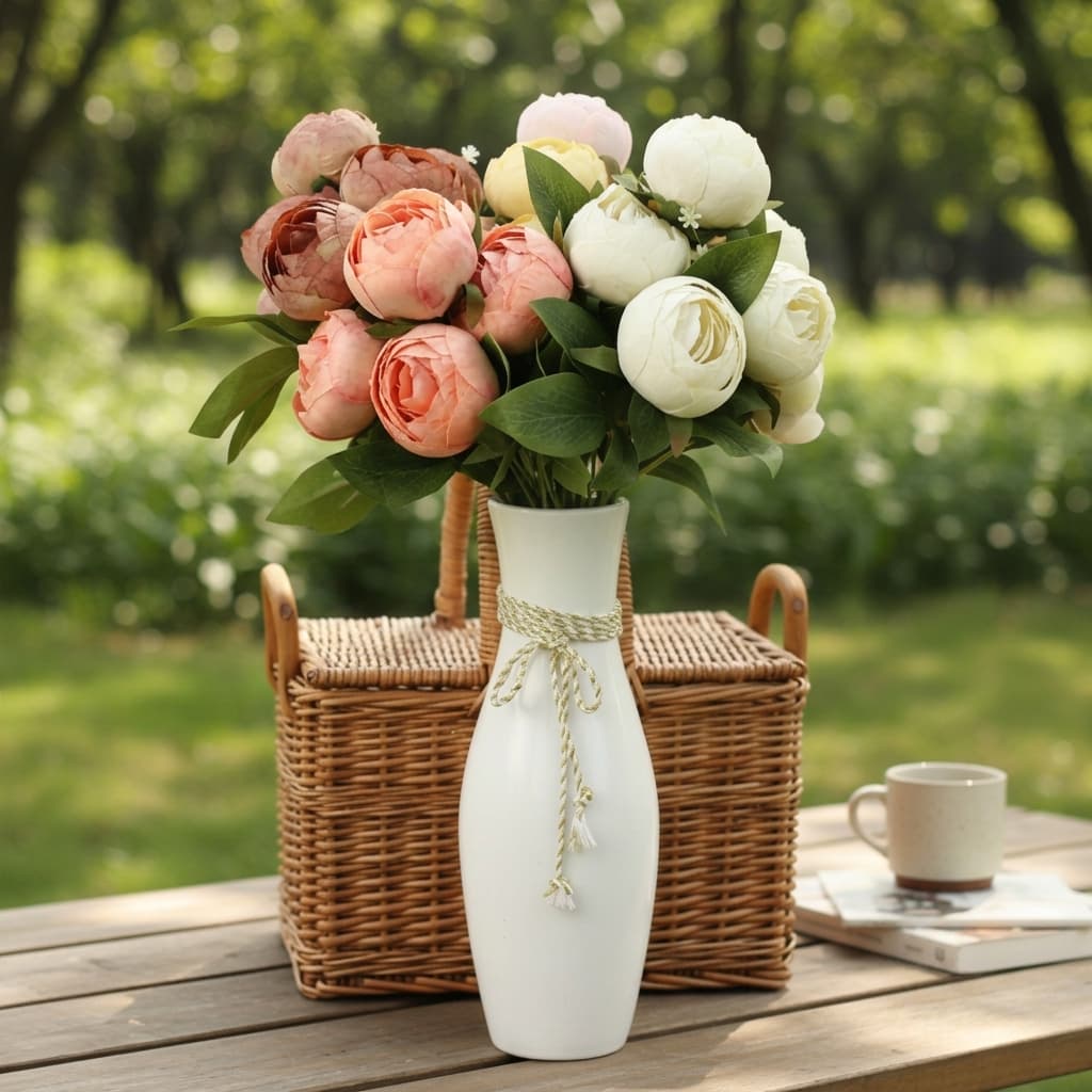 Peony Ranumculus Artificial K5 