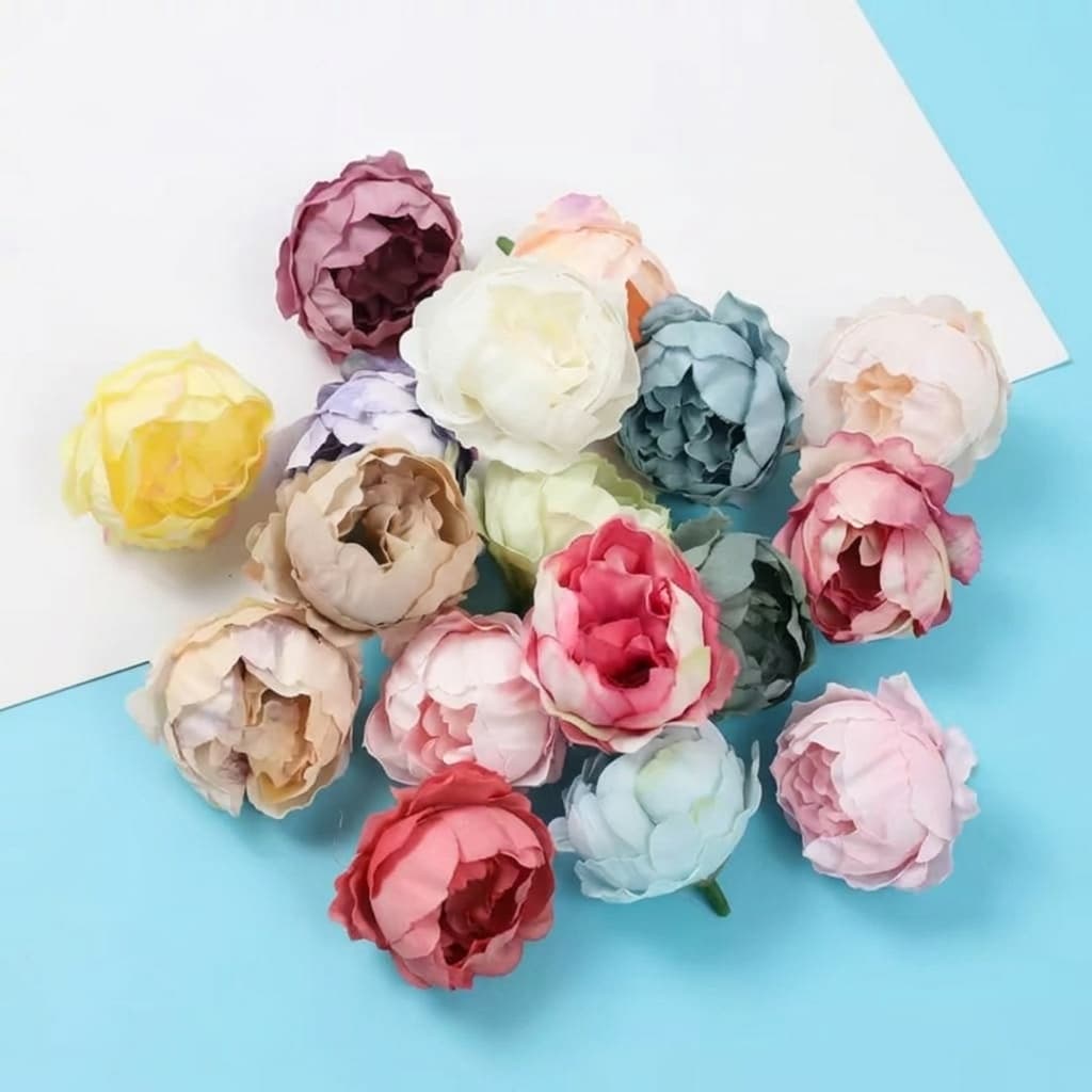Kuntum Bunga Peony Renda